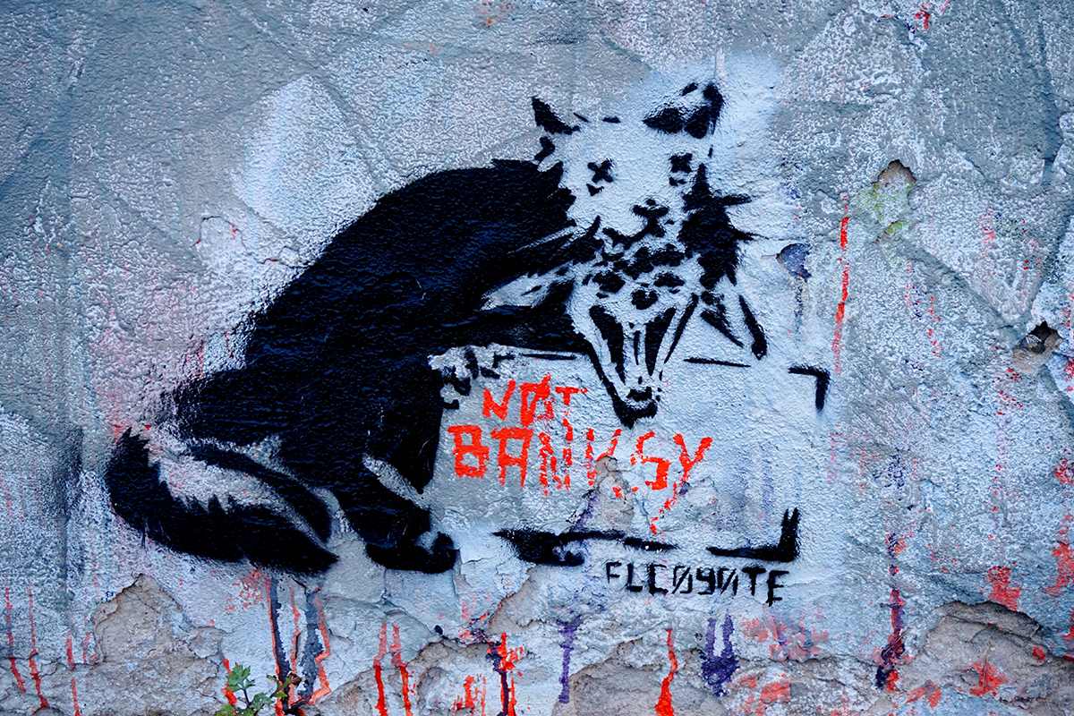 El Coyote - Not Banksy, west Berlin