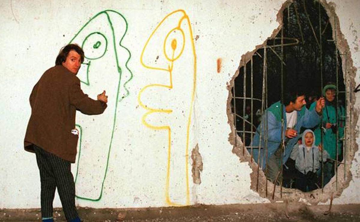 Thierry Noir and the Berlin Wall